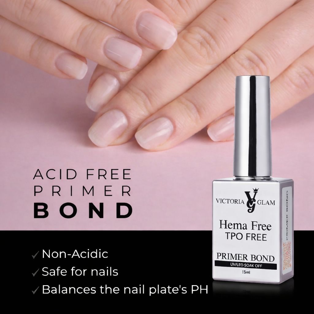 Victoria Glam Acid-Free Primer Bond | Premium Hema-Free Nail Prep